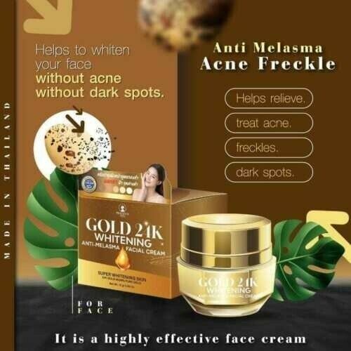 6X 15g.Gold 24K PRECIOUS SKIN THAILAND Facial Cream Antioxidant Skin Care