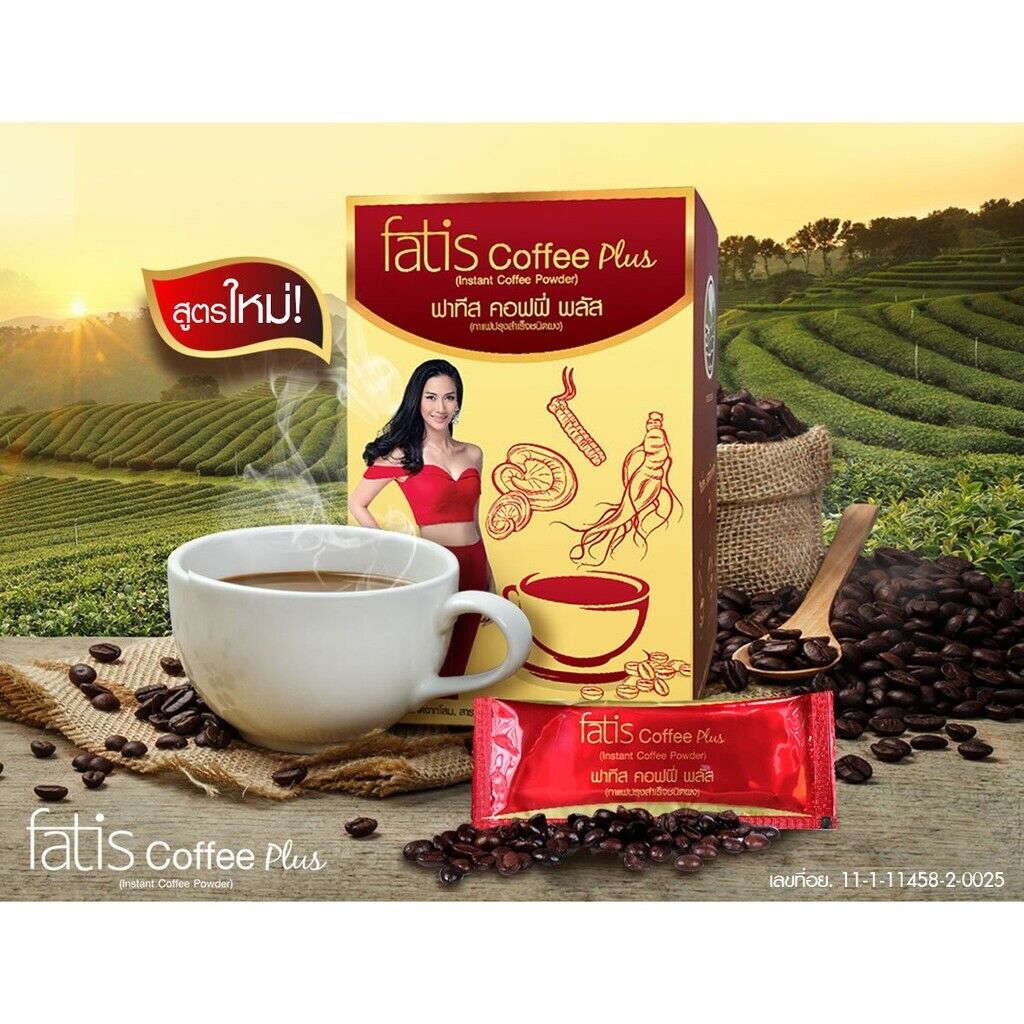 12x Fatis Coffee Plus Slimming Mix Ginseng Weight Management Healthy Sugar Free