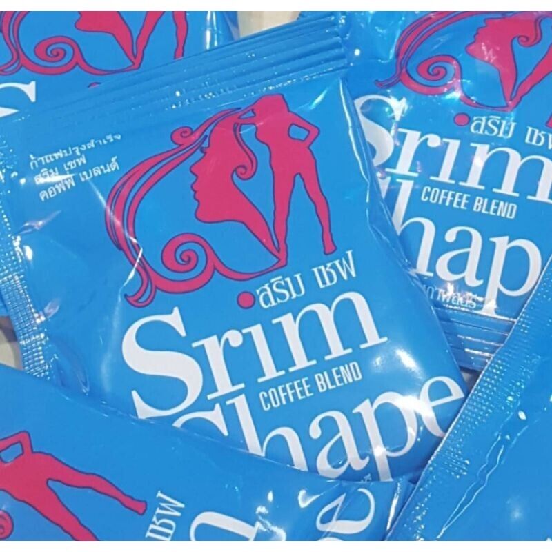 12x Srim Shape Coffee Instant Blend Weight Control Slim Fit Burn Diet Fiber Mix