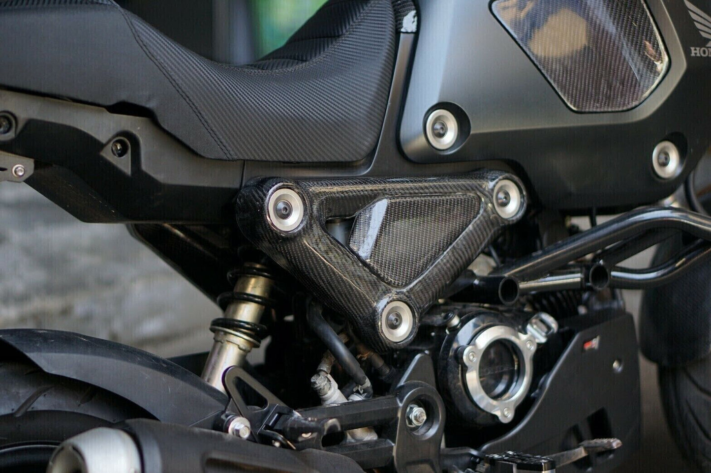 X2 FRAME BODY R+L COVER SIDE UPPER PANEL CARBON FIBER HONDA NEW GROM MSX 21-2023