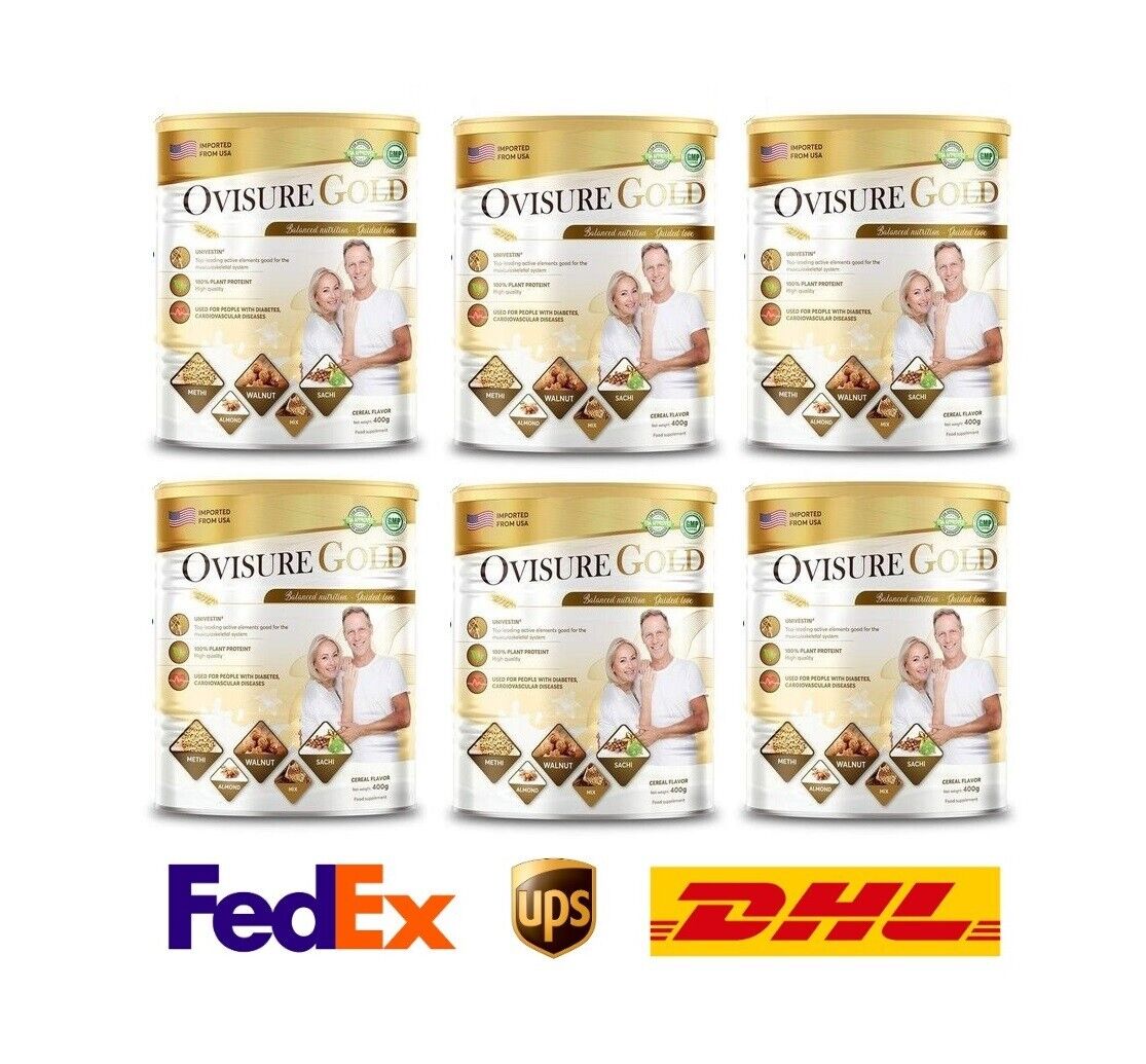 6x Ovisure Gold Grain Milk supplement elderly Nourish joins bones Plant Protein