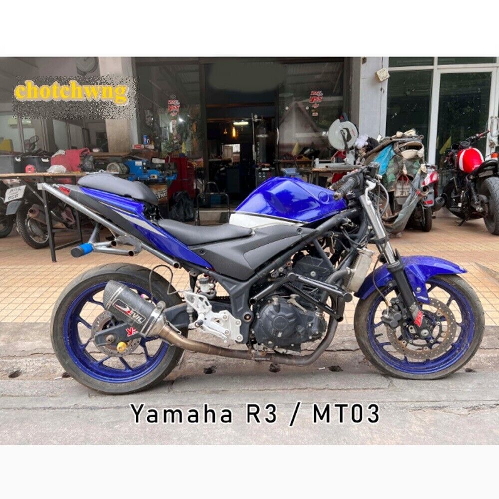 Yamaha R3 New Tail Bar With Subcage Rear Rack Stunt Parts with Titanium at end