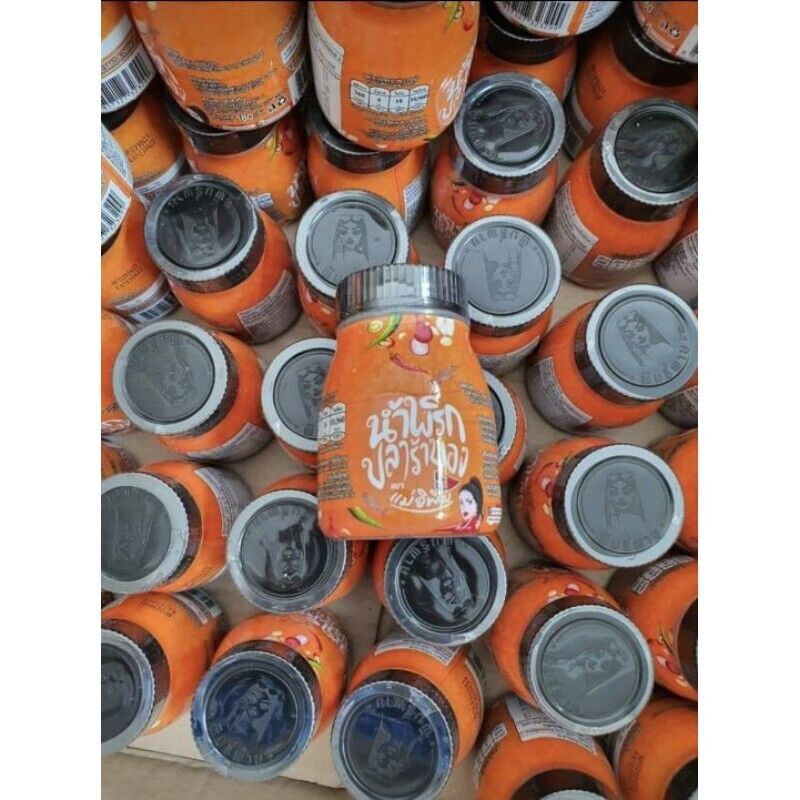 2x Plara Bong Mae E Pim Thai Fermented Pickled Fish Chili Paste Pimrypie 180g