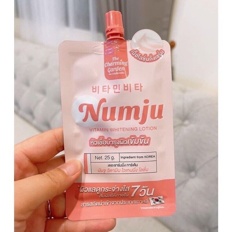 10x Numju Vitamin Whitening Lotion Armpits Buttocks Elbows Knees Nourishing 25 g