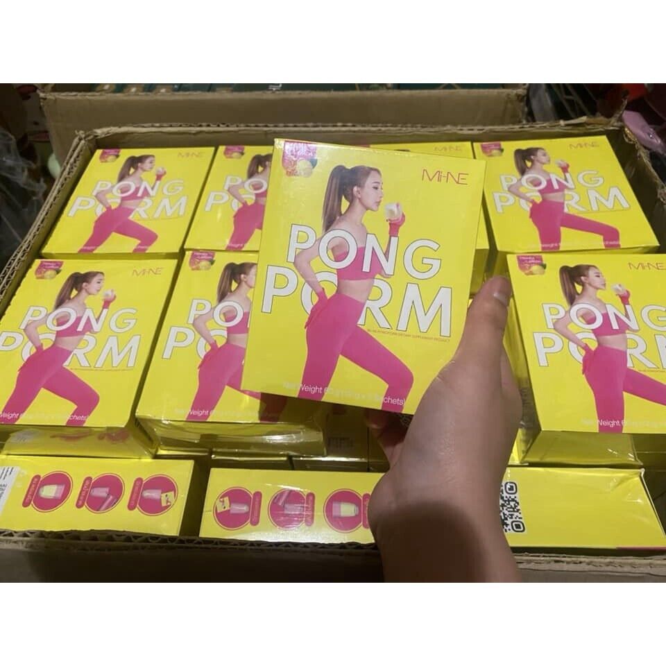 12x PONGPORM Mymint Mine Drink Powder Weight Control Hunger Supplement Slim Diet