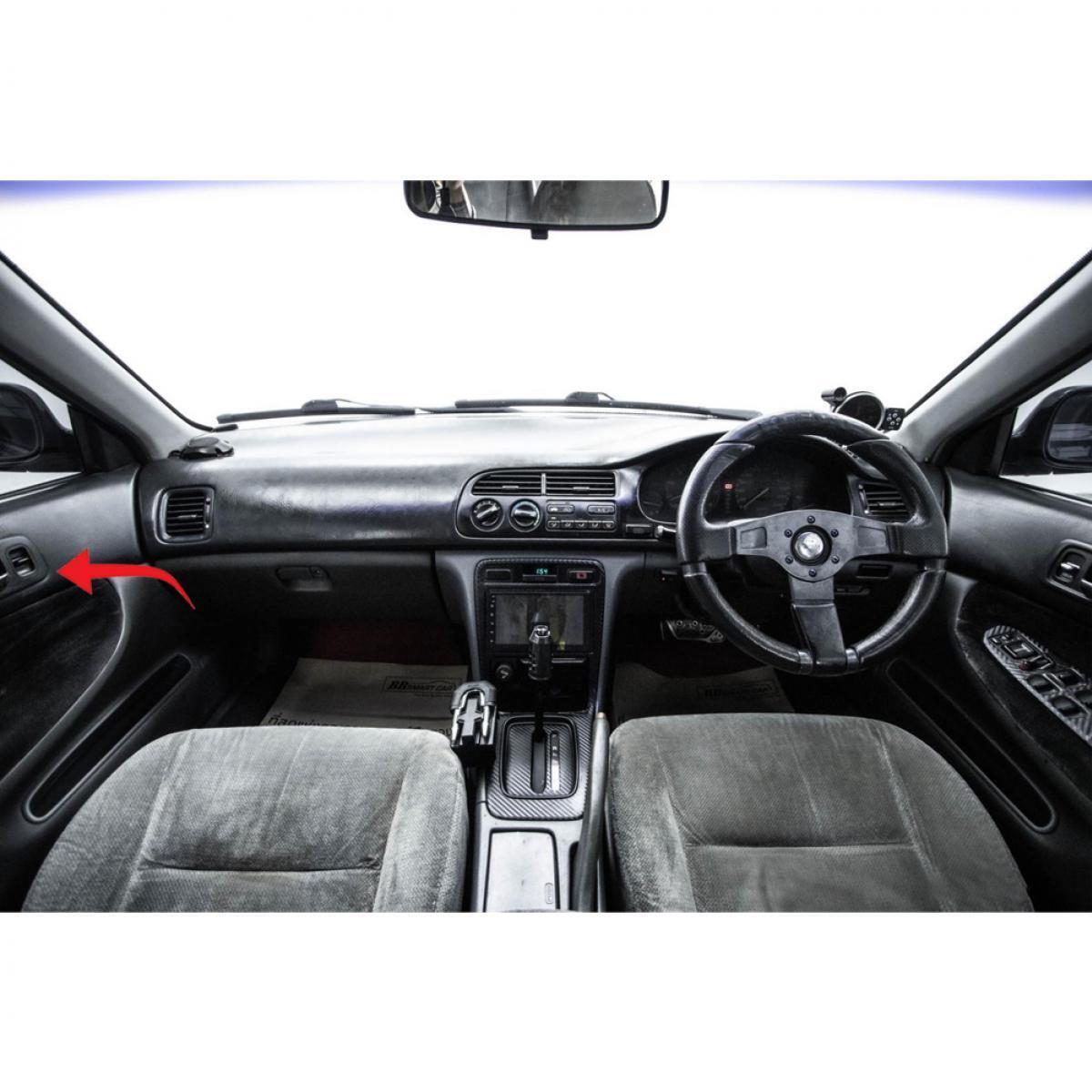 Front LH Inner Door Handle Black Chrome For Honda Accord CD Sedan 1994-1997