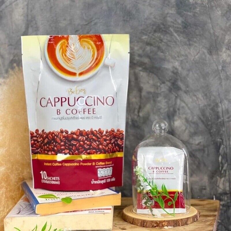 12x Be Easy B Coffee Cappuccino Instant Detox Drink Weight Loss Slim Diet 70kcal