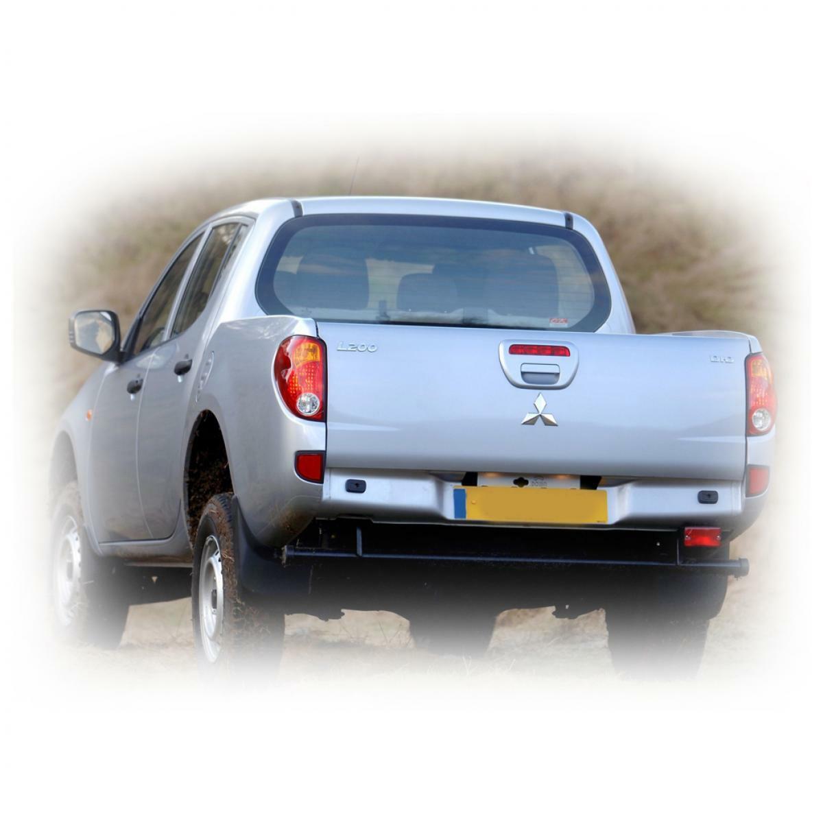 Tail Light Rear Lamp Cover Matte Black Fit Mitsubishi Triton L200 MN ML 05-13
