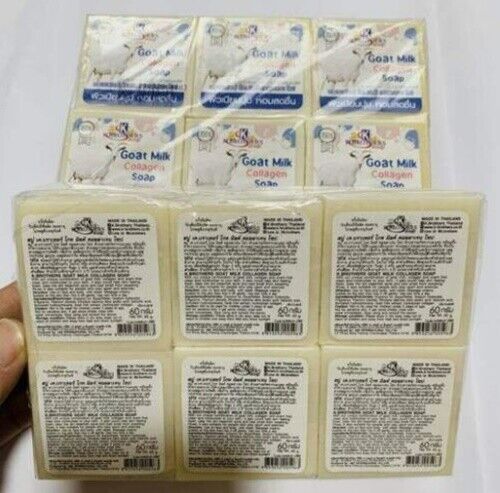 12x Goat Milk Collagen Soap K. Brother Clear Moisturizer Sport Exercise Suitable