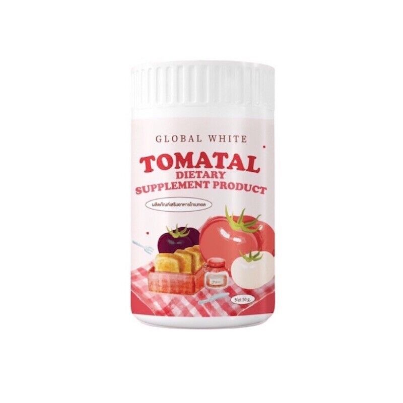 3x Global White Tomatal Tomato Instant Drink Powder Anti-aging Bright Skin 50 g