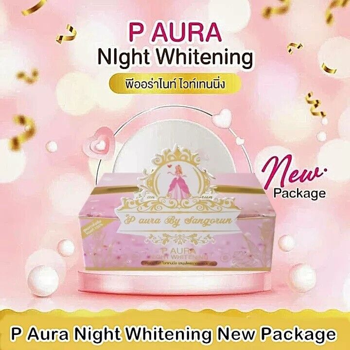 12x P Aura Night Cucumber Turmeric Cream smooth, soft, moist, radiant skin