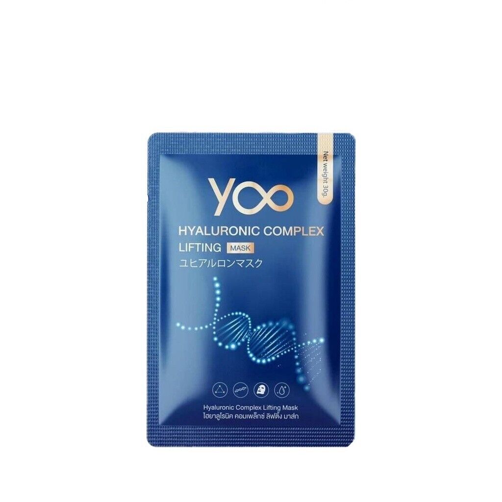 12x YOO Hyaluronic Lifting Mask Sheet Skin Anti-aging Wrinkles Moisturizing 30g