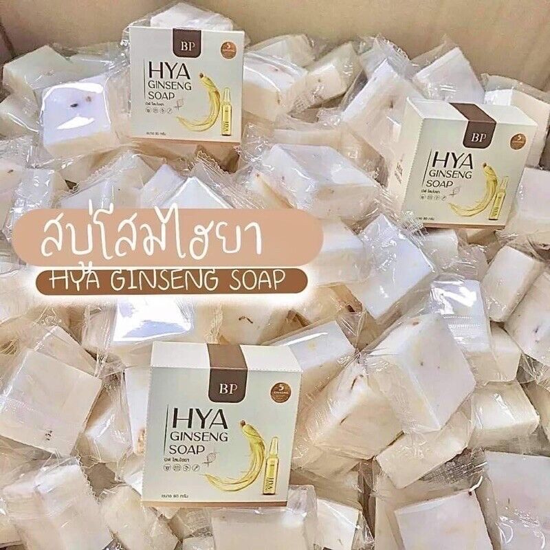 12x BP HYA Ginseng Soap Bar Face Body Skin Bright Soft Smooth Moisturizing 80 g
