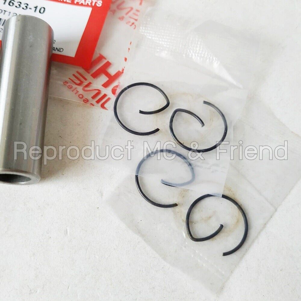 Yamaha YDS3 TZ250 YM1 YM1S TD1 TD2 DS6 Piston Pin Pins + Clips (A pair set)