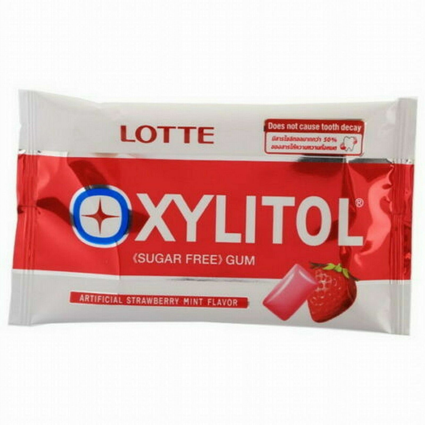 12x11.6g LOTTE Xylitol Chewing Gum Sugar- Free Pantry Sweets Breath Mints Candy