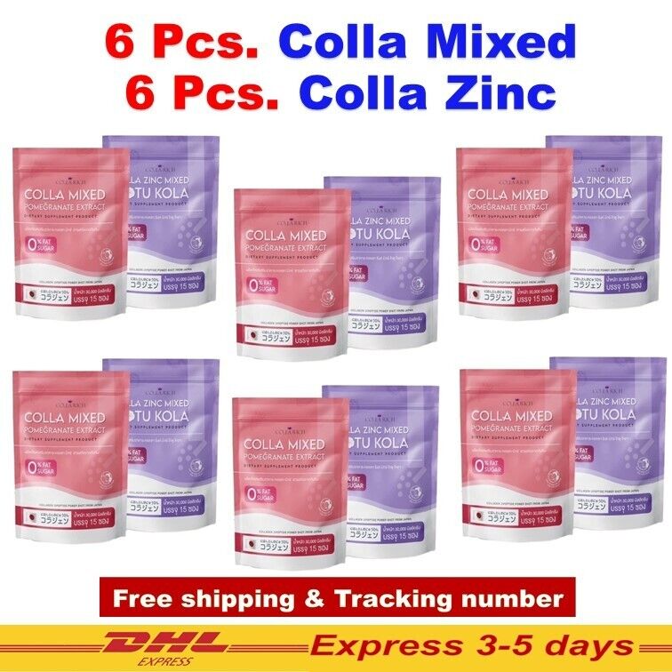 12x Colla Mixed Pomegranate extract & Colla Zinc Mixed Gotu Kola by Colla Rich