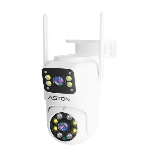 ASTON X2 Vision Security Camera: Home security camera, records from 2 cameras simultaneously, clear image, secure, 1-year warranty.