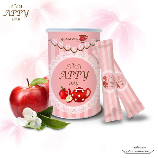 AVA APPY DAY Apple Extract Little Baby Slimming Fit Healthy Weight Loss 15 Sache