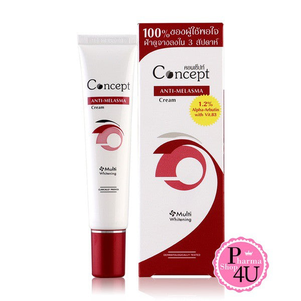 Concept Anti Melasma Cream Blemish Freckle Blemish Freckles Dark 12g,24g+Track