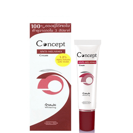 Concept Anti Melasma Cream Blemish Freckle Blemish Freckles Dark 12g,24g+Track