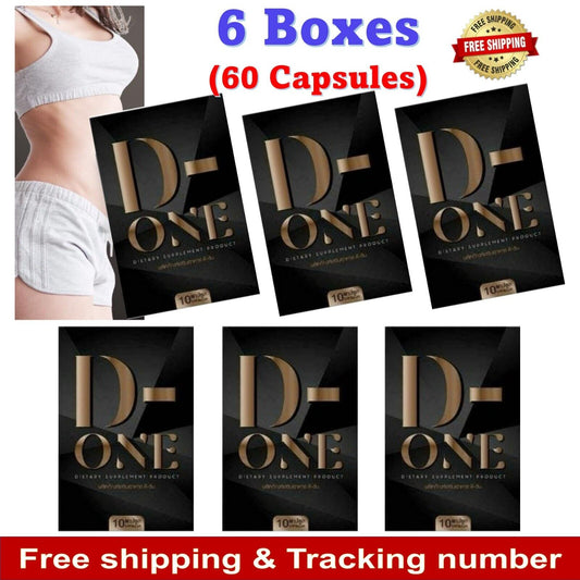 6 X D-One Dietary Supplement Control Weight Accelerate Metabolism 10 cap