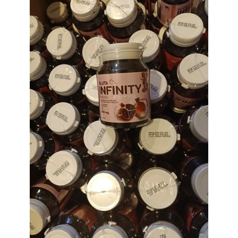 Gluta Infinity Berry 1000 mg 17 natural Whitening Supplement 30 Tablets