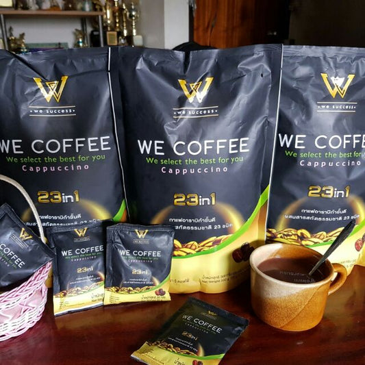 WE Instant Coffee Arabica Drink Diet Weight Herbal Ginseng 15 Sachet