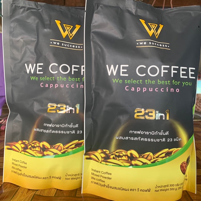 WE Instant Coffee Arabica Drink Diet Weight Herbal Ginseng 15 Sachet