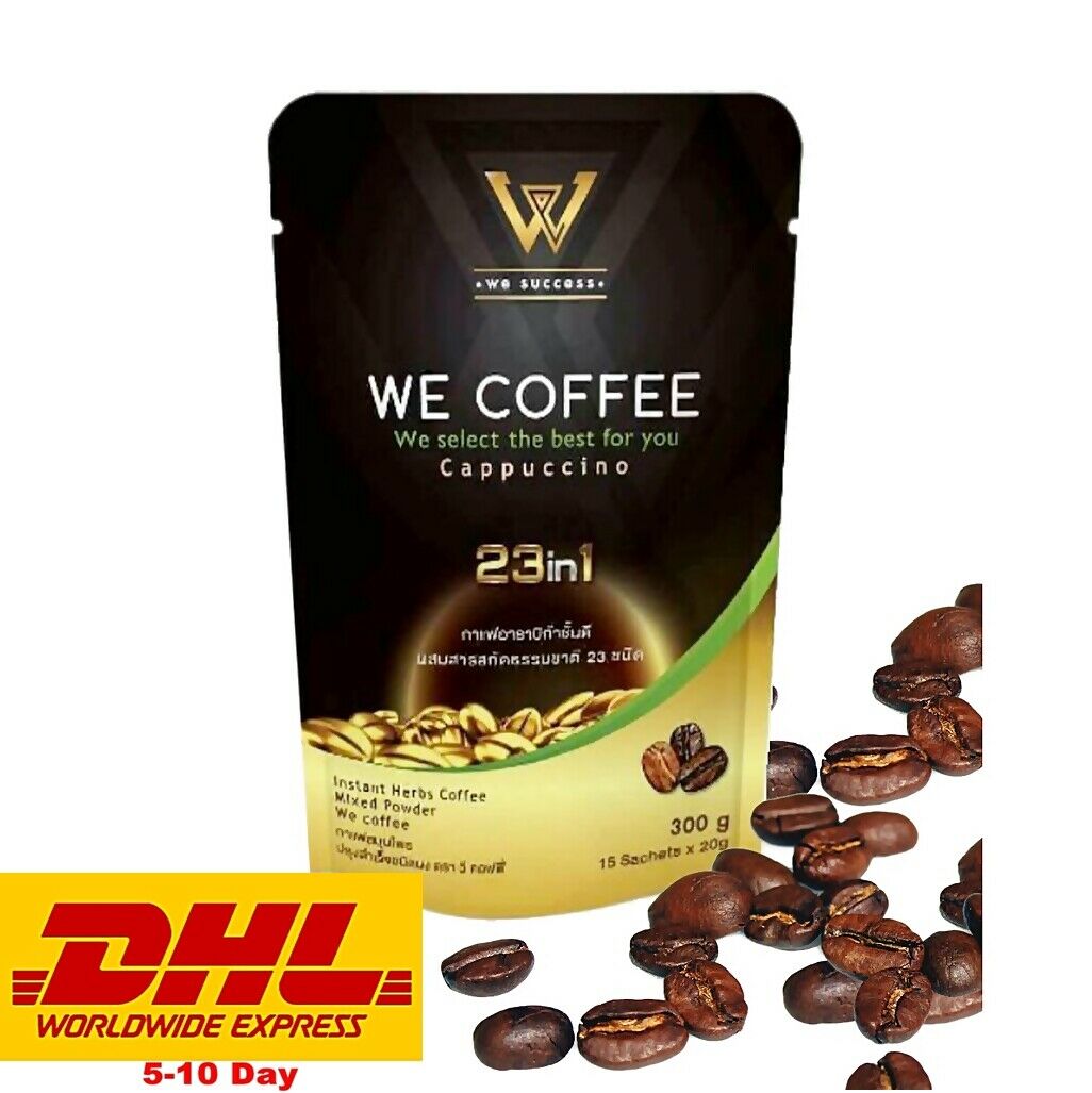WE Instant Coffee Arabica Drink Diet Weight Herbal Ginseng 15 Sachet