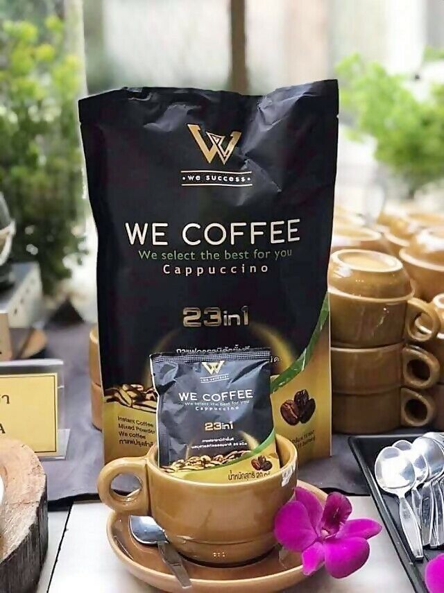 WE Instant Coffee Arabica Drink Diet Weight Herbal Ginseng 15 Sachet