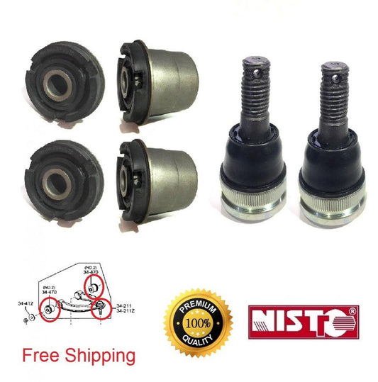 6 Front Upper Arm Bush Ball Joint For Ford Ranger T6 PX2 Mazda pickup 2012-2017