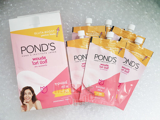 6 x Pond s Bright Beauty SPF 30 PA+++ Facial Cream Reduce Dark Spots 6g