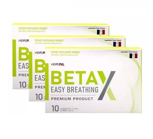 3x BetaX dietary supplement, helps nourish lungs, immune system strong healthy