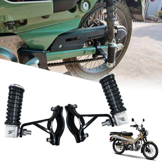 LR PASSENGER FOOTREST FOOT PEGE SET FOR HONDA TRAIL 125 CT125 HUNTER CUB 20-23
