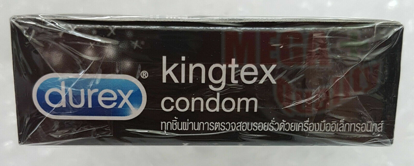 2 x Durex Kingtex Smooth Condom Size with Lubricated 49mm. (Small Size)