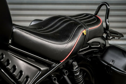 SADDLE RACER DUAL SEAT CUSHION BLACK FOR HONDA REBEL 2017-2022 CMX 300 500