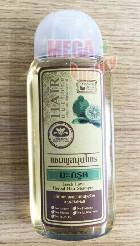 200 ml. Khaokho Talaypu Leech Lime Herbal Hair Shampoo Anti Hairfall