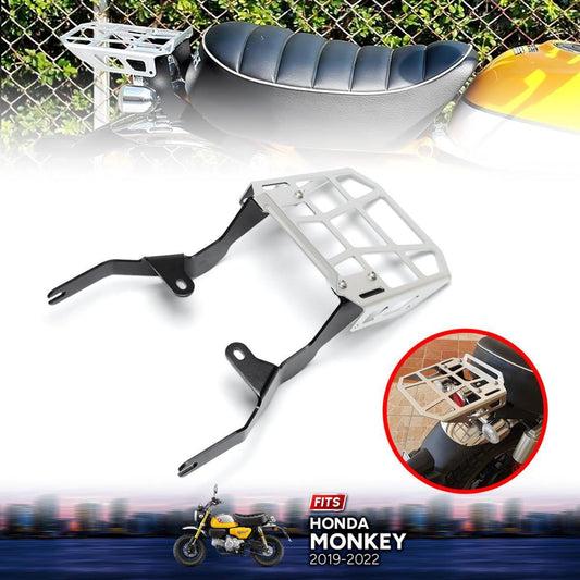 REAR LUGGAGE RACK BLACK SET FOR HONDA MONKEY 125 MINI BIKE 2019-2022 MOTORCYCLE