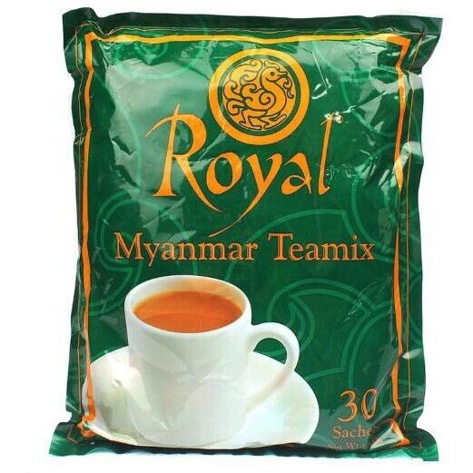 Royal Myanmar Teamix Burmese Instant Milk Tea 3 in 1 Powder Drink 30sachets