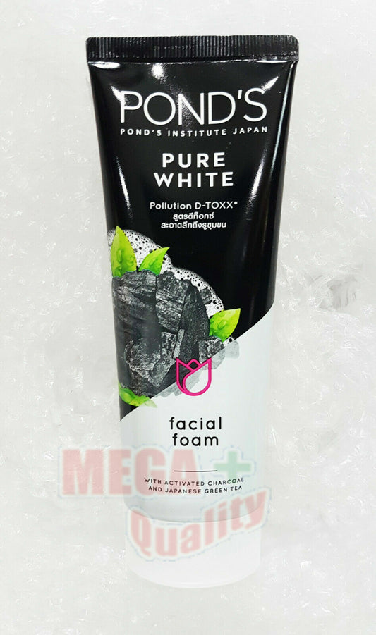 PONDS Pure Whitening Deep Cleansing Brightening Carbon Vitamin B3 Foam 100g
