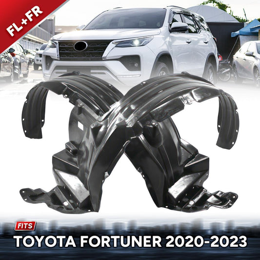 Pair LR Front Plastic Inner Fender Liner For Toyota Fortuner SUV 2020-2023