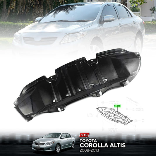 Middle Plastic Under Engine Cover Shield For Toyota Corolla Altis 2008-2013