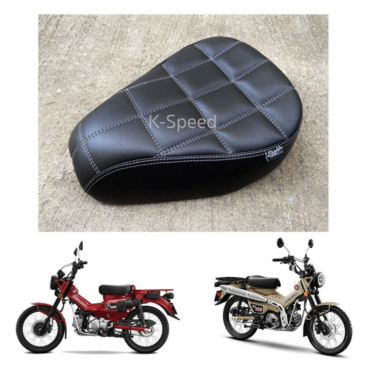 Black Seat Square Driver V7 For Honda CT125 125cc Hunter Cub 2020 - 2023
