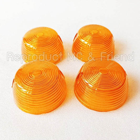 4x Winker Signal Lamp Lens For Honda CL100 CL125 CB200 CL200 CM185T CG110 CG125