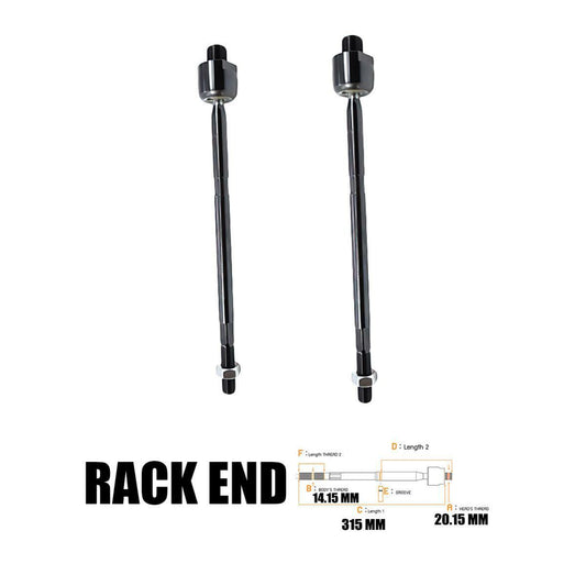 2x Steering Rack End For Honda CRV CR-V RE EX 2007 2008 09-2011