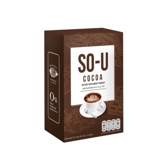 SO U Cocoa Instant Powder Mix Control Hunger Fiber Help Excretion No Sugar