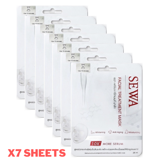 7x SEWA Facial Treatment Mask Sheet More Serum Whitening Anti-aging Moisturizing