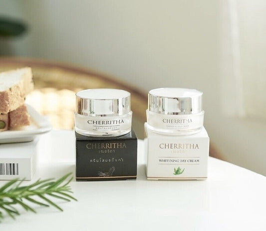 Charitha Day & Night Cream Aloe Vera Turmeric Ginseng revive healthy skin