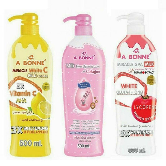 500ml A BONNE Milk Power Lightening White C Tomato Extract UV Whitening Lotion