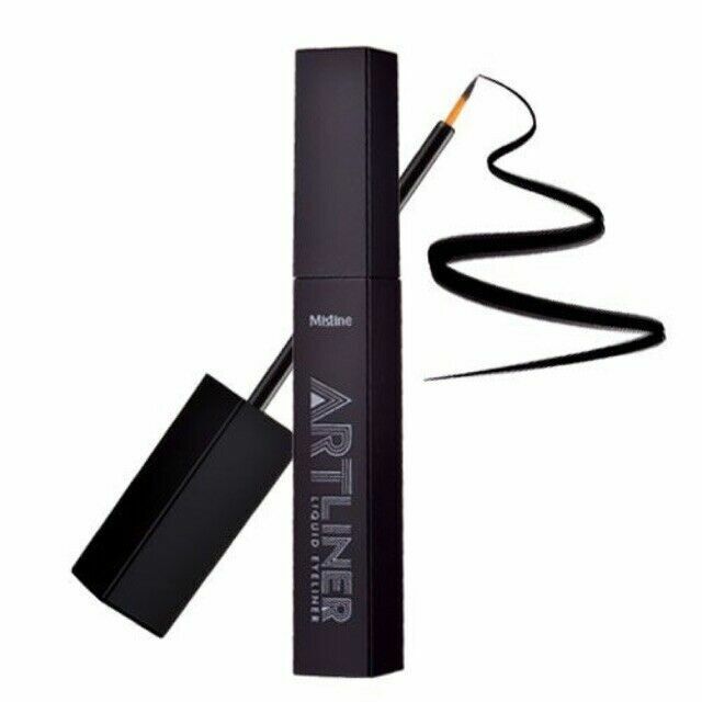 MISTINE ARTLINER LIQUID EYELINER BRUSH BLACK COLOR WATERPROOF 4G.